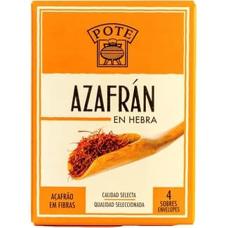 Azafrán selecto en hebras 100% natural caja 4 unidades -
