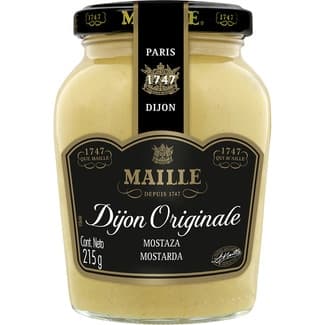 Mostaza blanca de Dijon tarro 215 g -