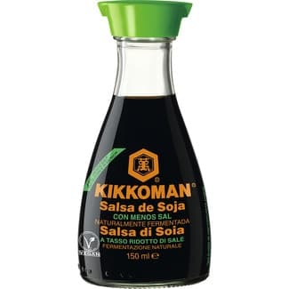 Salsa de soja con menos sal botella 150 ml -