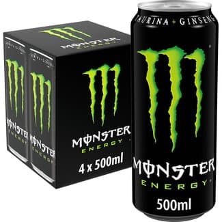 Green bebida energética con taurina y ginseng pack 4 latas 50 cl -