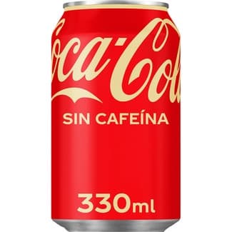 Refresco de cola original SIN CAFEÍNA lata 33 cl -