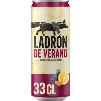 Tinto de verano sabor limón lata 33 cl -