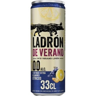 Tinto de verano con limón 0,0 lata 33 cl -