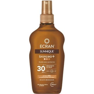 Sunnique aceite seco protector vitEox 80 SPF-30 spray 200 ml resistente al agua -