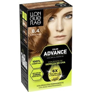 Tinte Color Advance cobrizo claro nº 8.4 caja 1 unidad coloración permanente -