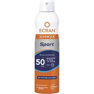 Sunnique Sport bruma protectora vitEox 80 SPF-50+ spray 250 ml resistente al agua y al sudor -