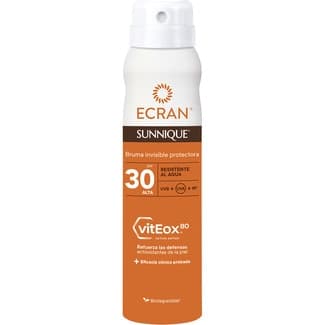 Sunnique bruma invisible protectora vitEox 80 SPF-30 spray 75 ml resistente al agua -