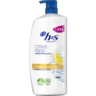 Champú anticaspa Citrus Fresh para cabello graso frasco 1000 ml -