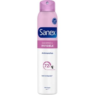Desodorante Dermo + Invisible anti-manchas 72h Unisex spray 200 ml 0% alcohol -