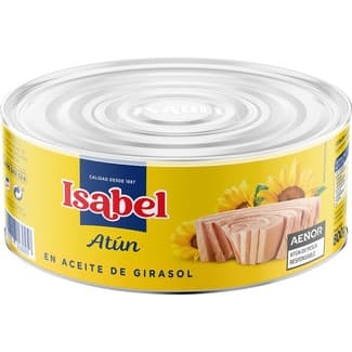 Atún en aceite girasol lata 650 g neto escurrido -