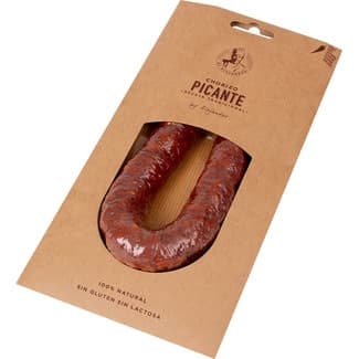 Chorizo natural piante envasado al vacío pieza 200 g -