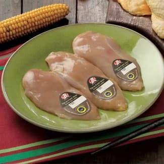Pechuga entera de pollo Marensín (peso aproximado de la unidad 180 g) -