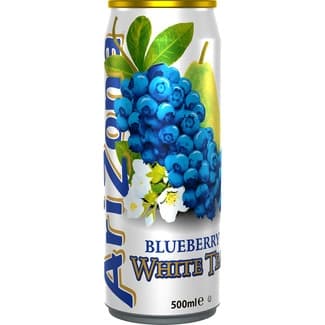 Refresco de té blanco con arándanos lata 500 cl -