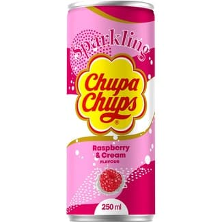 Refresco sabor frambuesa y crema lata 250 cl -