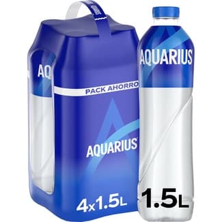 Bebida isotónica sabor limón pack 4 botellas 1,5 l -