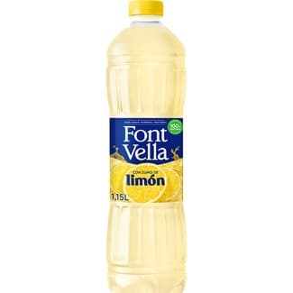 Agua mineral natural con zumo de limón original botella 1,15 l -
