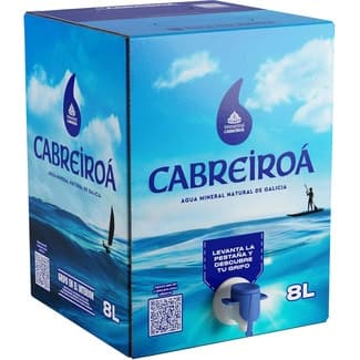 Agua mineral natural Bag in Box caja 8 l con dispensador de agua -