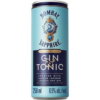 Sapphire & Tonic cocktail listo para tomar lata 25 cl -
