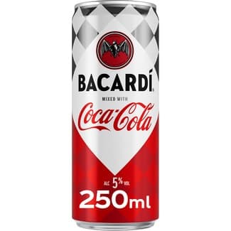 Cocktail de ron con Coca-Cola listo para tomar lata 25 cl -
