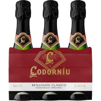 Cava seco Benjamín pack 3x20 cl estuche 60 cl -