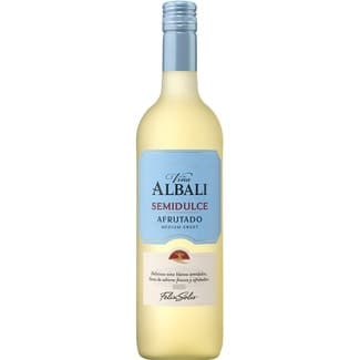 Vino blanco semidulce afrutado DO Valdepeñas botella 75 cl -