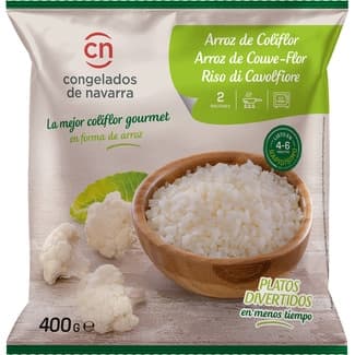 Coliflor gourmet en forma de arroz bolsa 400 g -