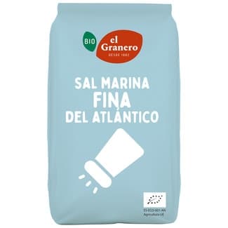 Bio sal marina fina ecológica del Parque Natural del Delta del Ebro bolsa 1 kg -