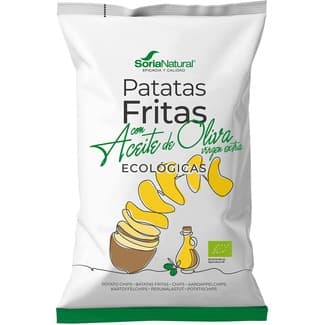 Patatas fritas ecológicas con aceite de oliva virgen extra bolsa 100 g -