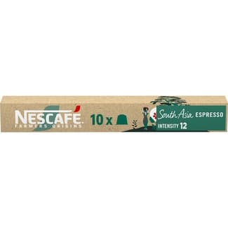 Café espresso intensidad 12 South Asia estuche 10 cápsulas compatibles con máquinas Nespresso -