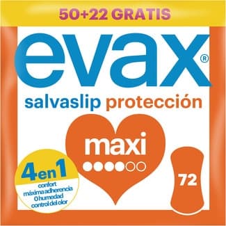 Salvaslip maxi caja 72 unidades -