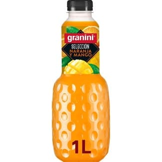 Bebida de naranja y mango botella 1 l -
