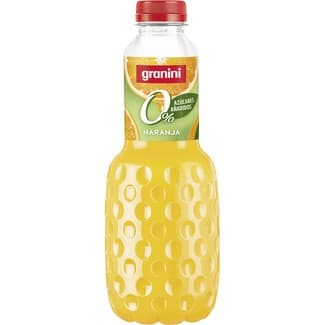 Bebida de zumo de naranja 0% azúcares añadidos botella 1 l -