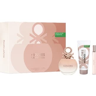 Color Woman Rose estuche eau de toilette femenina natural spray 50 ml + eau de toilette natural 10 ml + body lotion 75 ml -