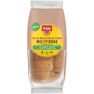 Pan de molde 50% integral harina de sorgo, arroz y trigo sarraceno sin gluten envase 330 g -