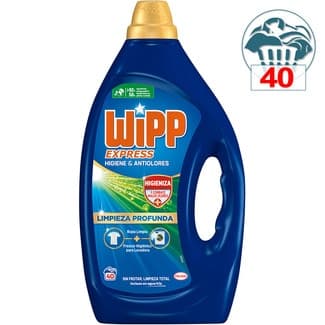 Detergente líquido Limpieza Profunda Higiene y Antiolores botella 40 dosis -