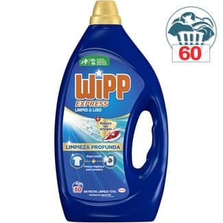 Detergente líquido Limpieza Profunda limpio & liso botella 60 dosis -