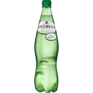 Agua mineral natural con gas botella 1 l -