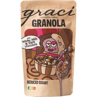 Cereales granola triple chocolate paquete 250 g -