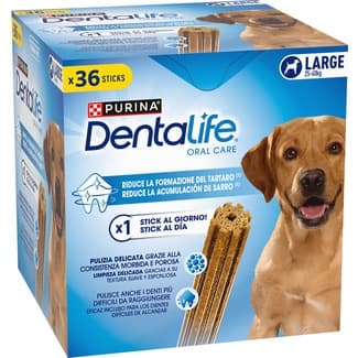 Snack dental para perros tamaño grande 36 unidades 35 g -