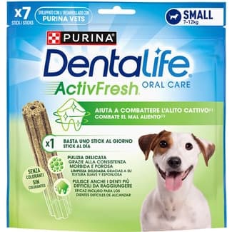 Active Fresh snack dental para perros tamaño pequeño 7 unidades 16 g -
