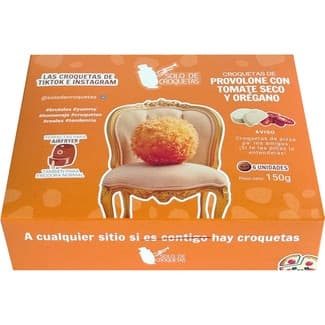 Croquetas de provolone con tomate seco y orégano sin gluten 6 unidades estuche 150 g -