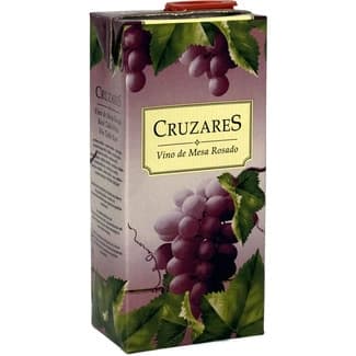 Vino rosado brik 1 l -