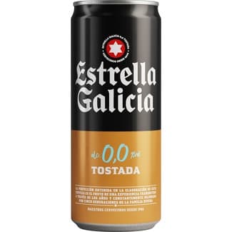 Cerveza tostada sin alcohol lata 33 cl -