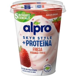 Big Pot Skyr especialidad vegetal de soja con fresa envase 400 g sin gluten sin lactosa -