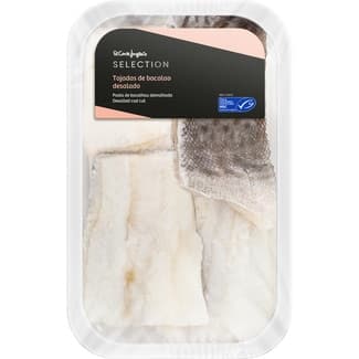 Tajadas de bacalao desalado MSC bandeja 350 g -