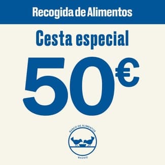 Colabora con el banco de alimentos cesta básica 50 euros