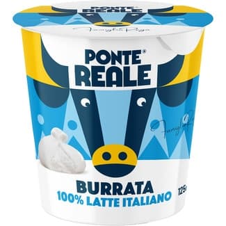 Burrata italiana de vaca tarrina 125 g -