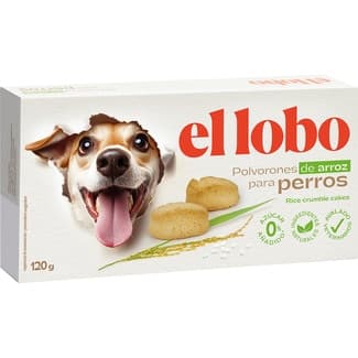 Polvorones de arroz para perros estuche 120 g -