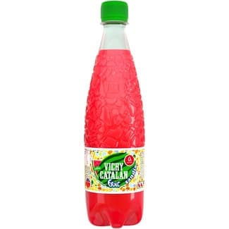 Agua mineral natural con gas sabor sandía botella 50 cl -