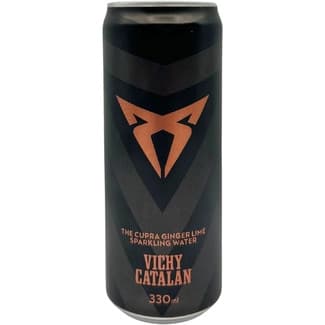 Agua con gas The Cupra con jengibre y lima lata 33 cl -